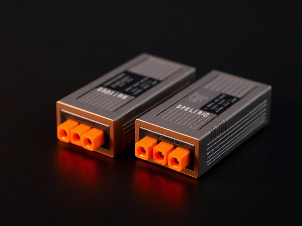 Module-level solar optimisers on a dark background